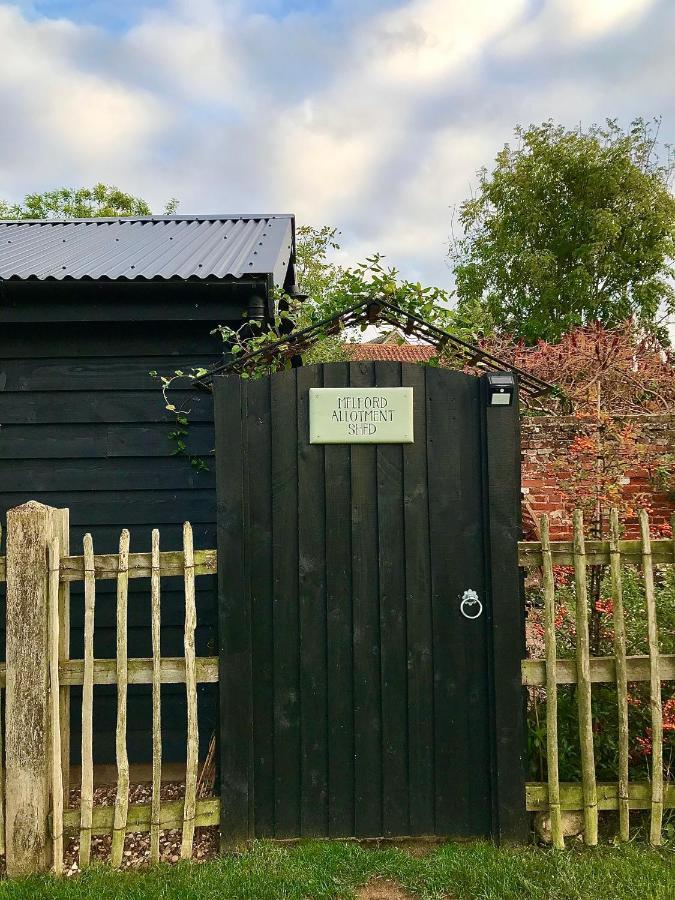 Melford Allotment Shed-Vintage Lodge Suffolk Long Melford Buitenkant foto